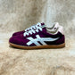 SASHA BURGUNDY SUEDE SNEAKER