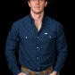 THE GRIFFIN DARK BLUE LS SHIRT