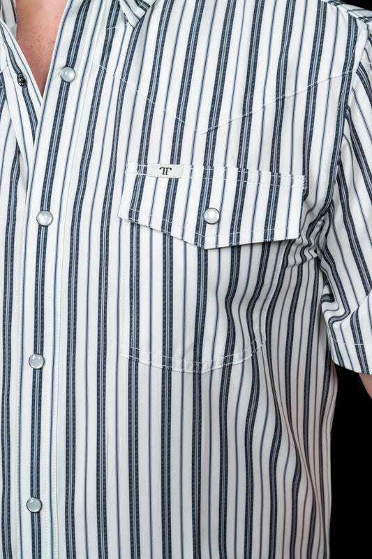 THE JACK SS BLACK STRIPE SHIRT