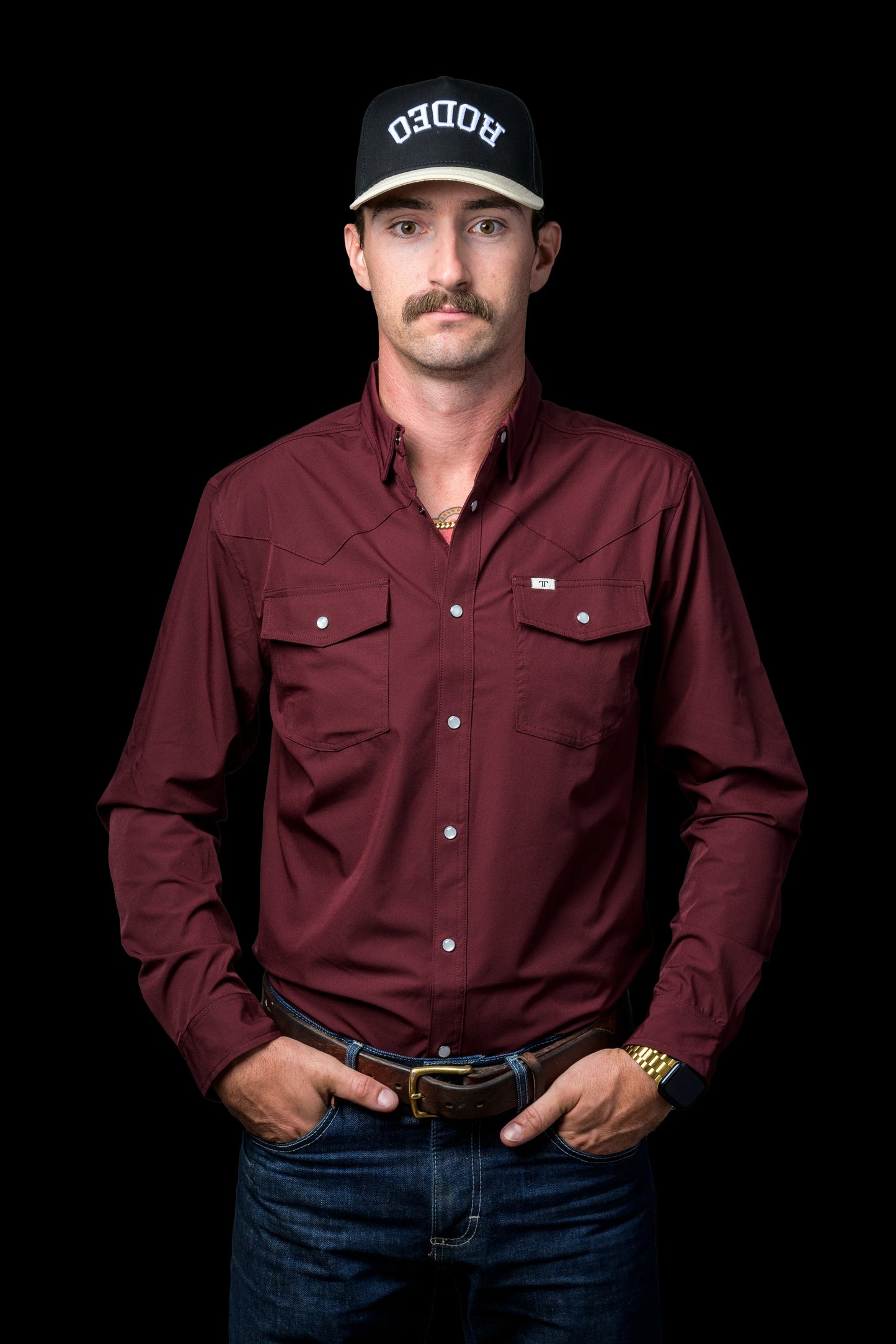 CORE MAROON LS SHIRT