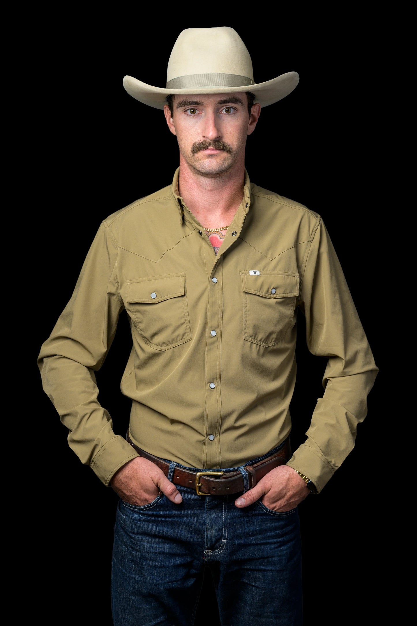 CORE KHAKI LS SHIRT