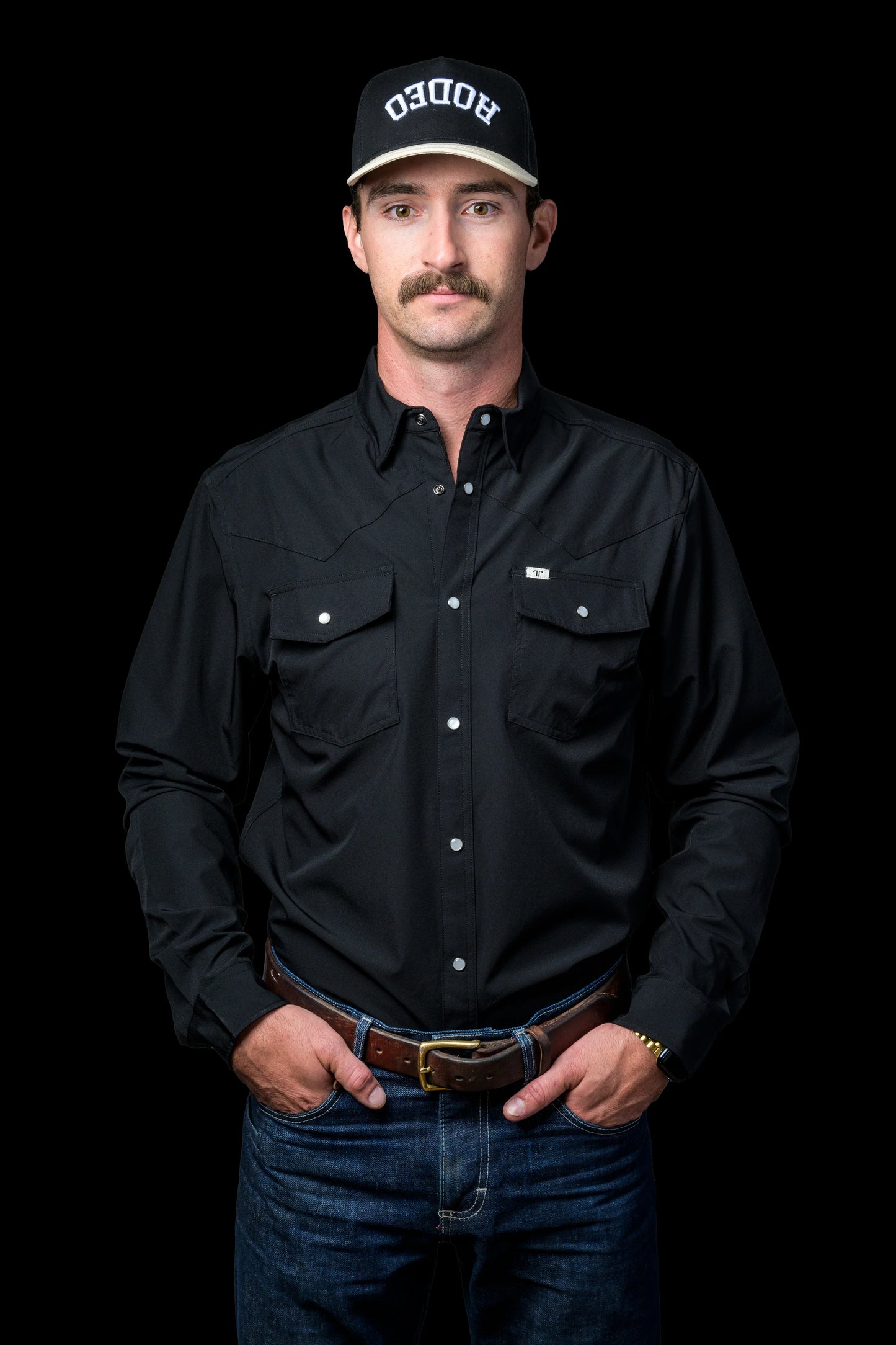 CORE BLACK LS SHIRT