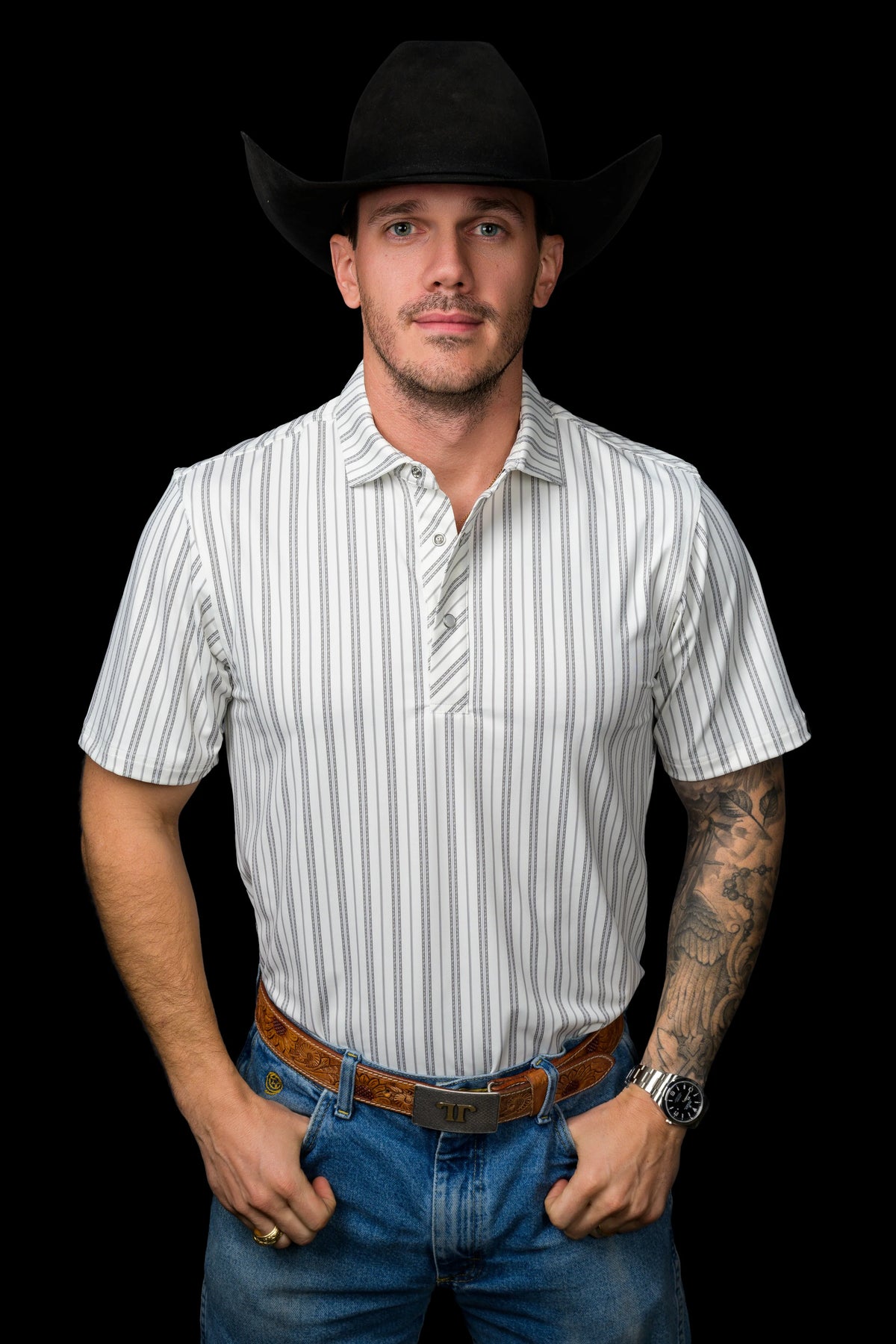 JACK PEARL SNAP CREAM POLO