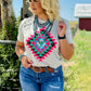 Ryannes Neon Aztec Tee