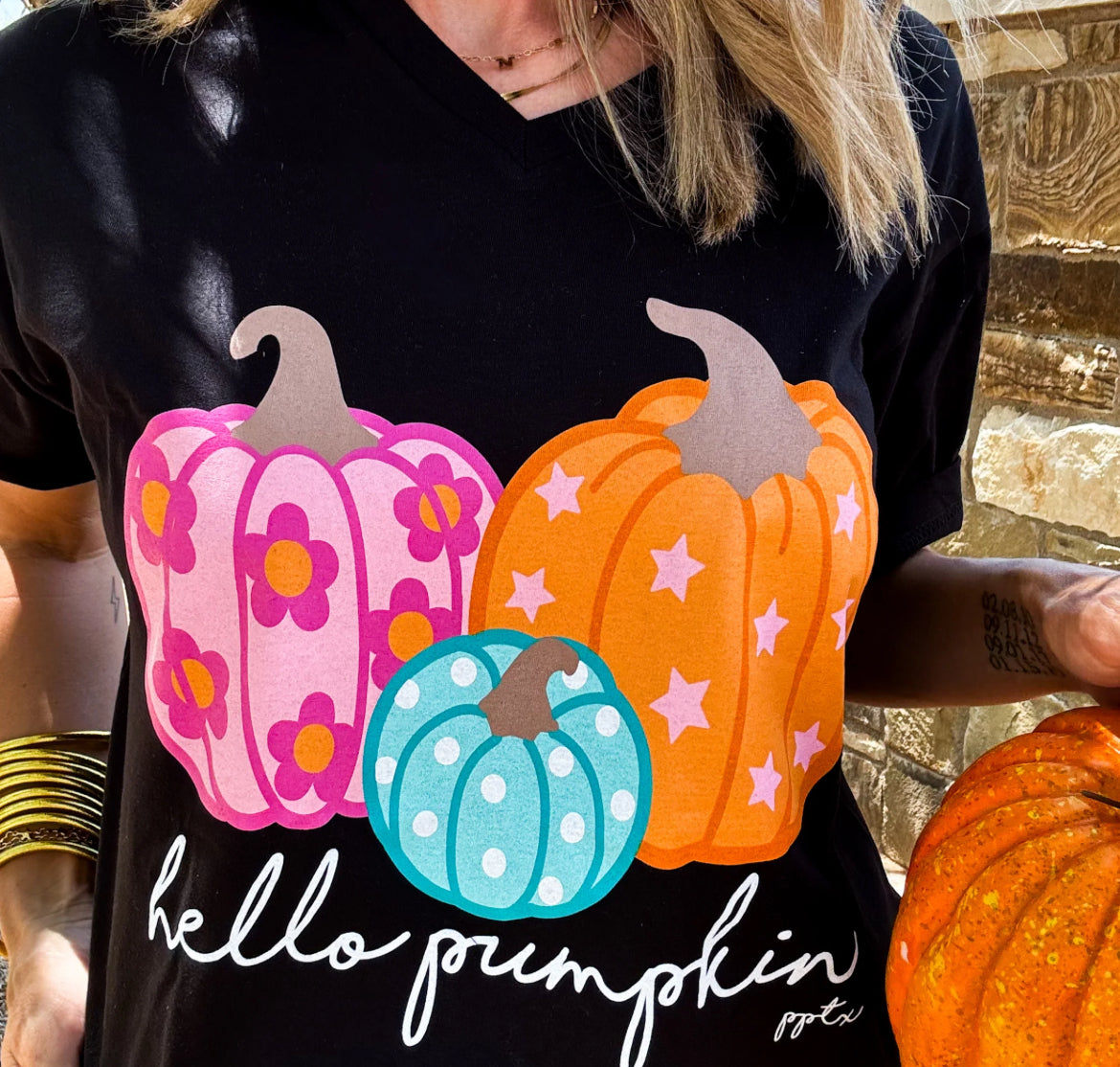 Spunky Hello Pumpkin