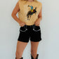 HOWDY BLK SHORTS
