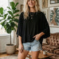 FLOWY FIT BLACK TOP