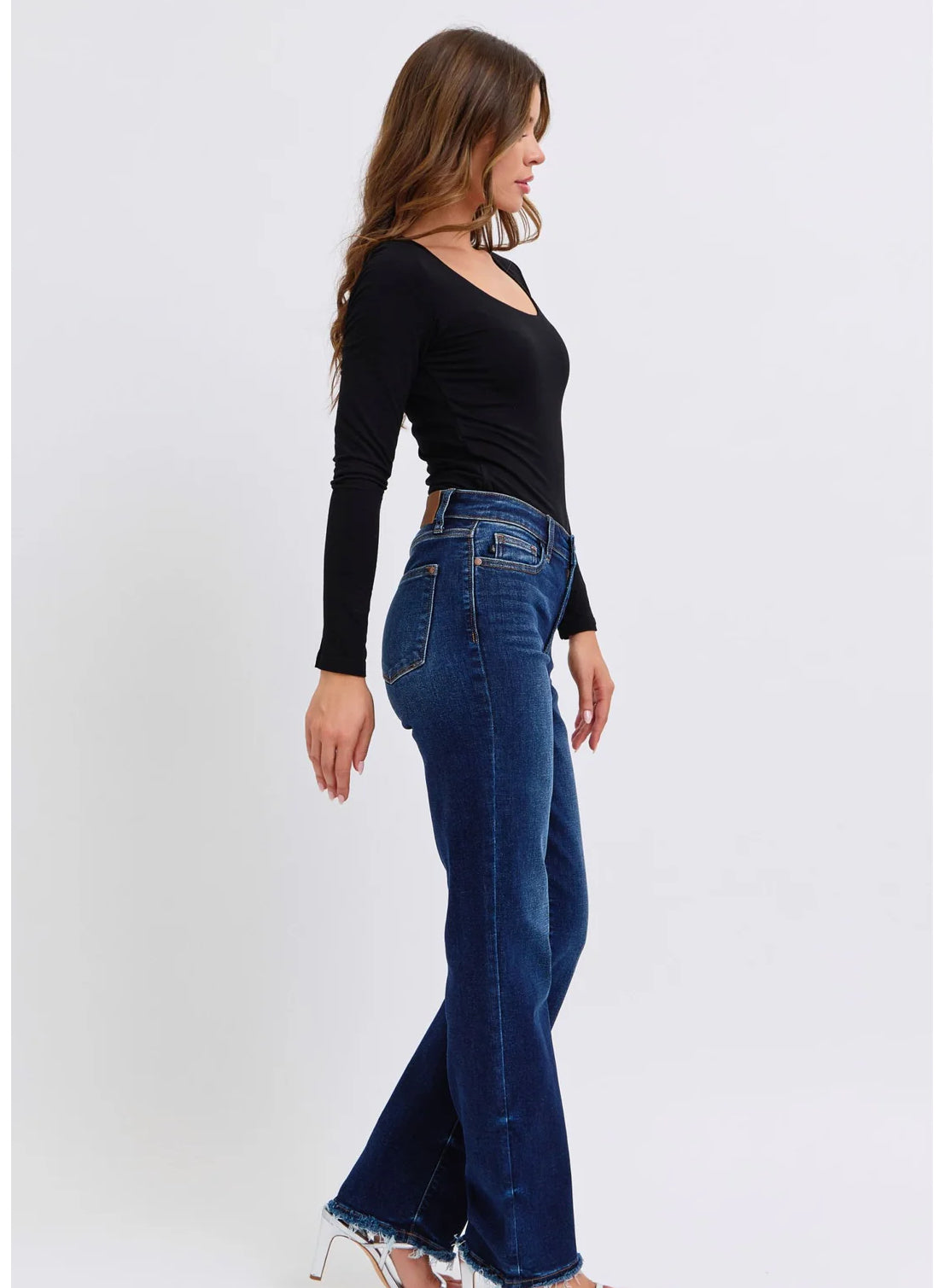 Judy Blue Straight Fray Jean