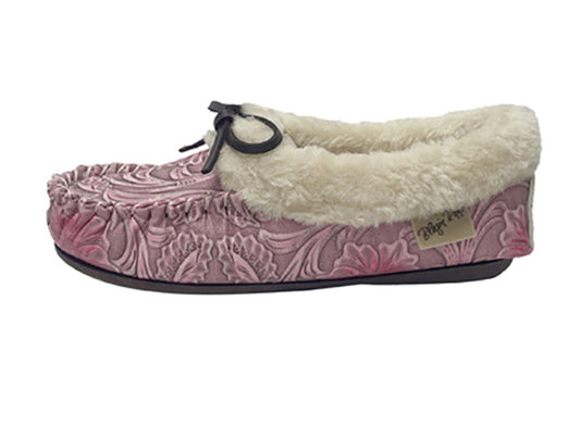 BLAZIN' ROXX YOUTH EMB ROSE MOCCASIN