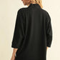 SHAWL NECK BLACK TOP