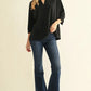SHAWL NECK BLACK TOP