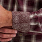 MENS GEORGE STRAIT BURGUNDY BUTTON DOWN