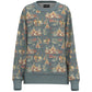 YOUTH STALLION CREW BLUE PULLOVER