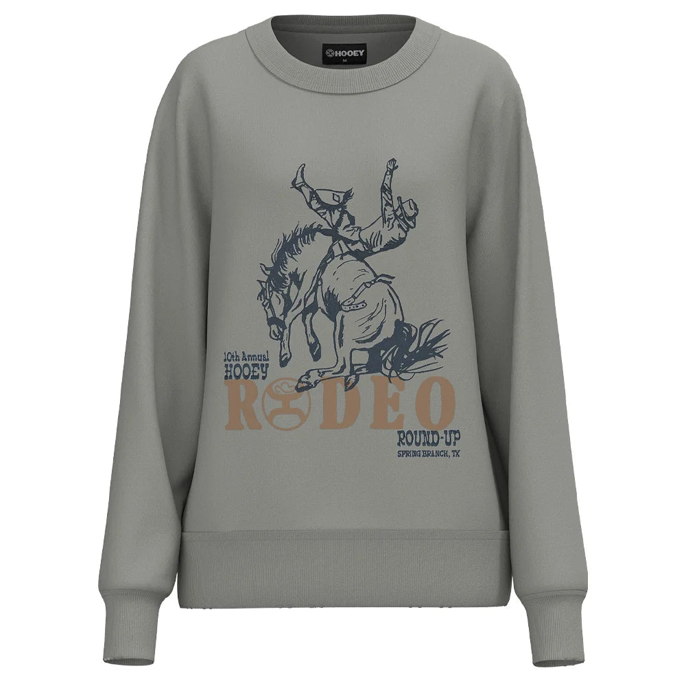 GIRLS STALLION GREY CREWNECK