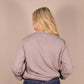 WOMENS STALLION GREY CREWNECK
