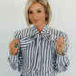 BOW TIE STRIPE LS TOP