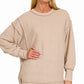 HACCI BRUSHED MOCHA SWEATER