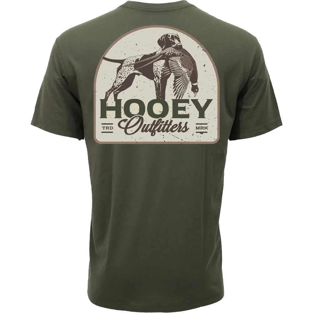 MENS REMI BIRD DOG GREEN TEE