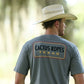 MENS CACTUS ROPES GREY TEE