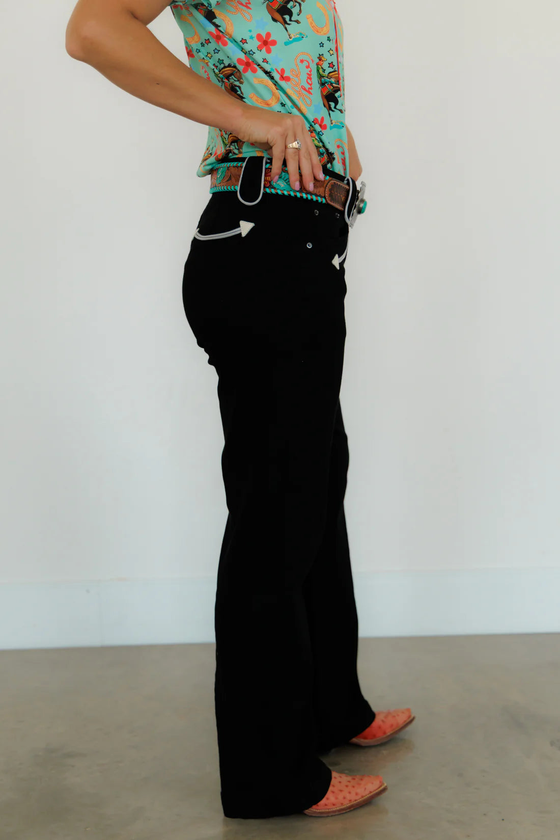 RETRO ARROW BLACK JEAN