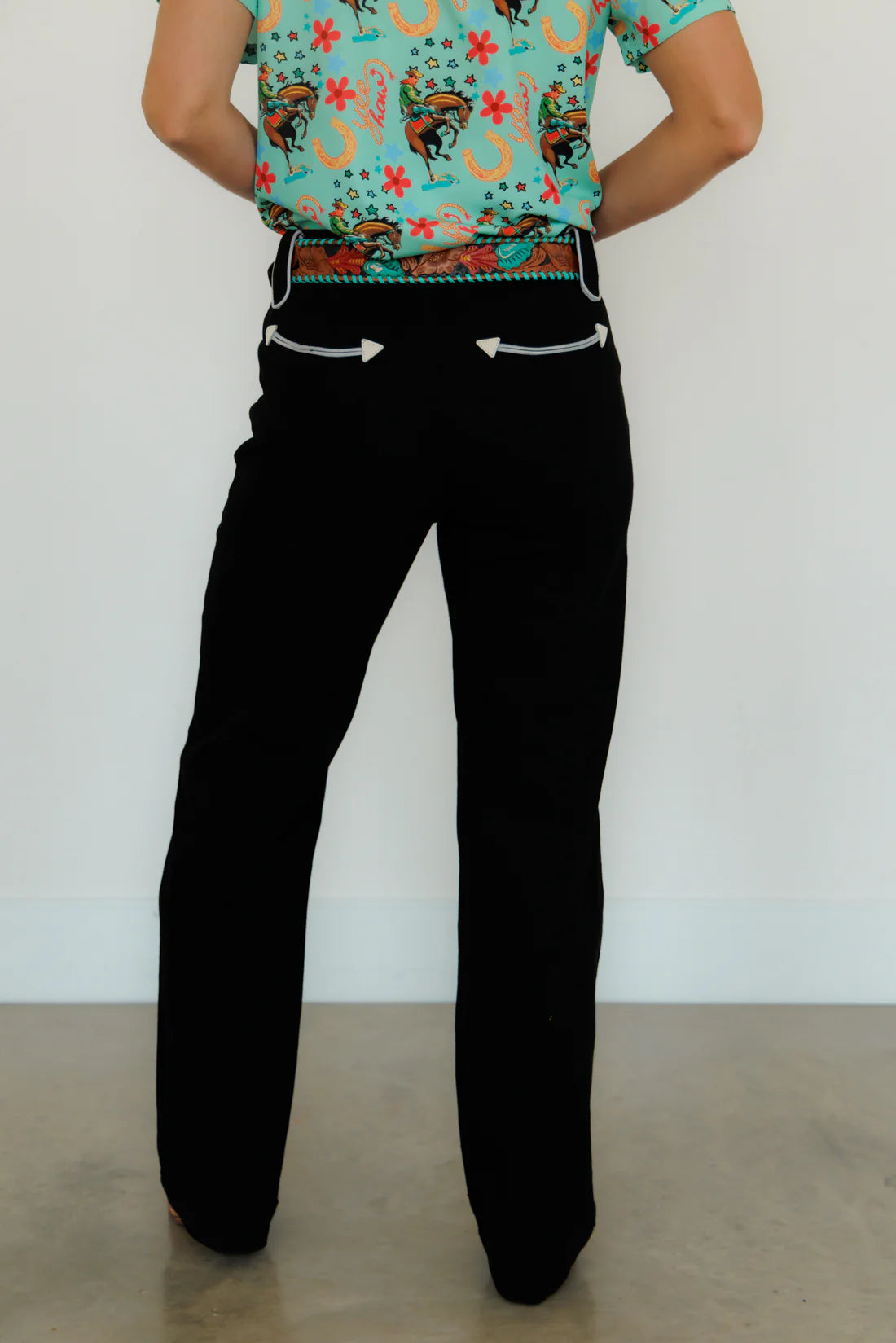 RETRO ARROW BLACK JEAN