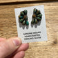 AUTHENTIC TURQUOISE CLUSTER EARRINGS