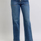 JUDY BLUE HW DRAWSTRING JEANS