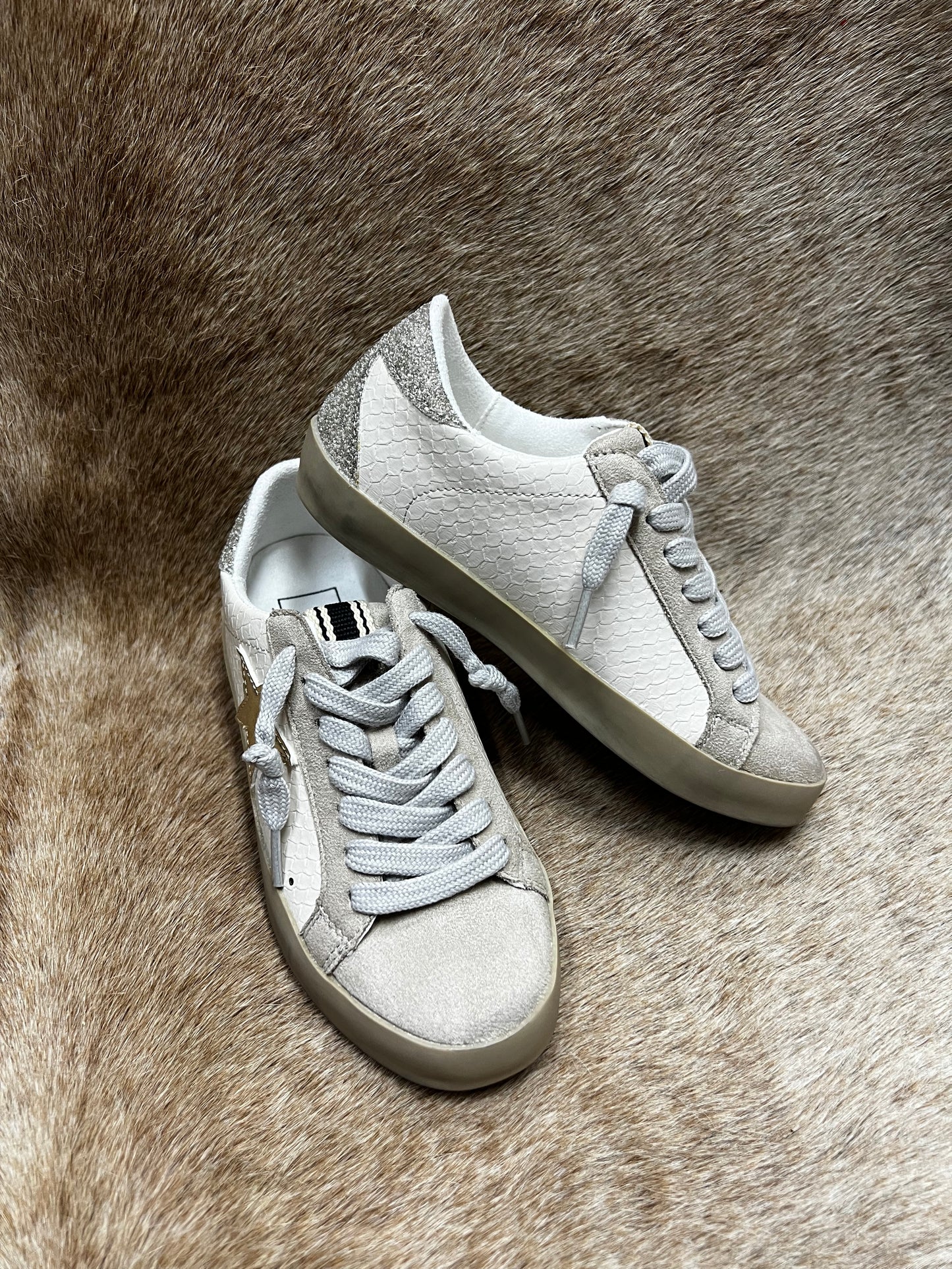 KIDS PAULA MINI BONE SNAKE SNEAKERS