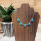 5 STONE HEART AUTHENTIC TURQUOISE NECKLACE
