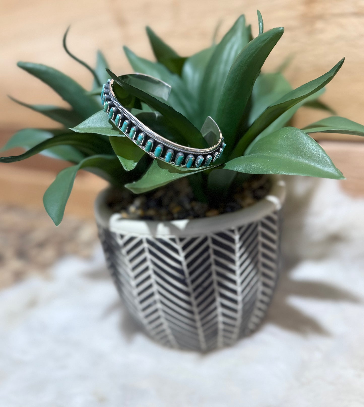 TURQUOISE MULTI STONE CUFF