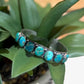 9 STONE AUTHENTIC TURQUOISE CUFF
