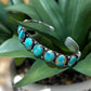 9 STONE AUTHENTIC TURQUOISE CUFF