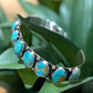 9 STONE AUTHENTIC TURQUOISE CUFF