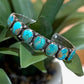9 STONE AUTHENTIC TURQUOISE CUFF