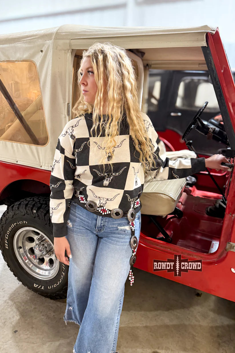 GIDDY UP SWEATER