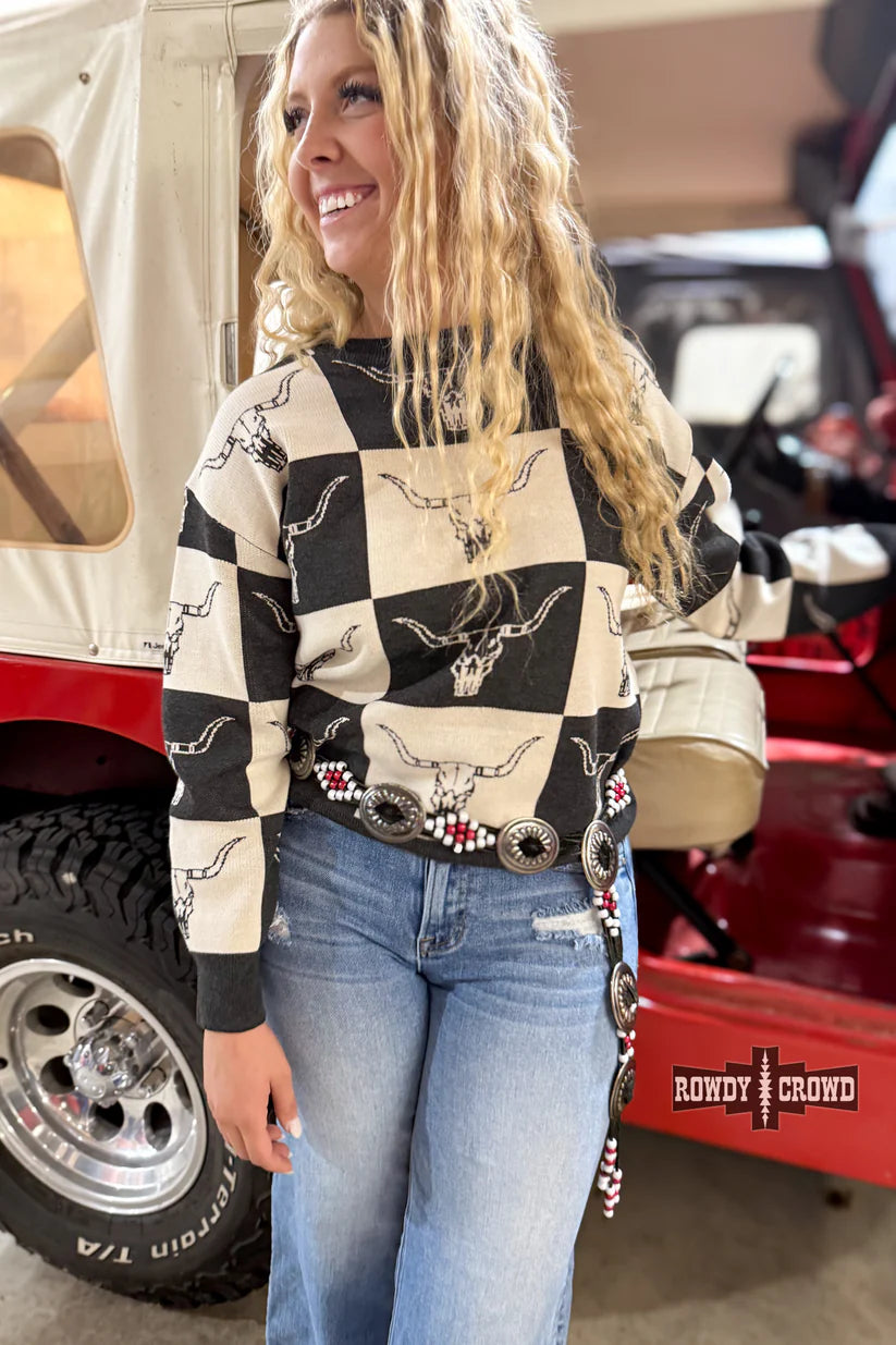GIDDY UP SWEATER