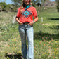 ASHLEY AZTEC ORANGE TEE