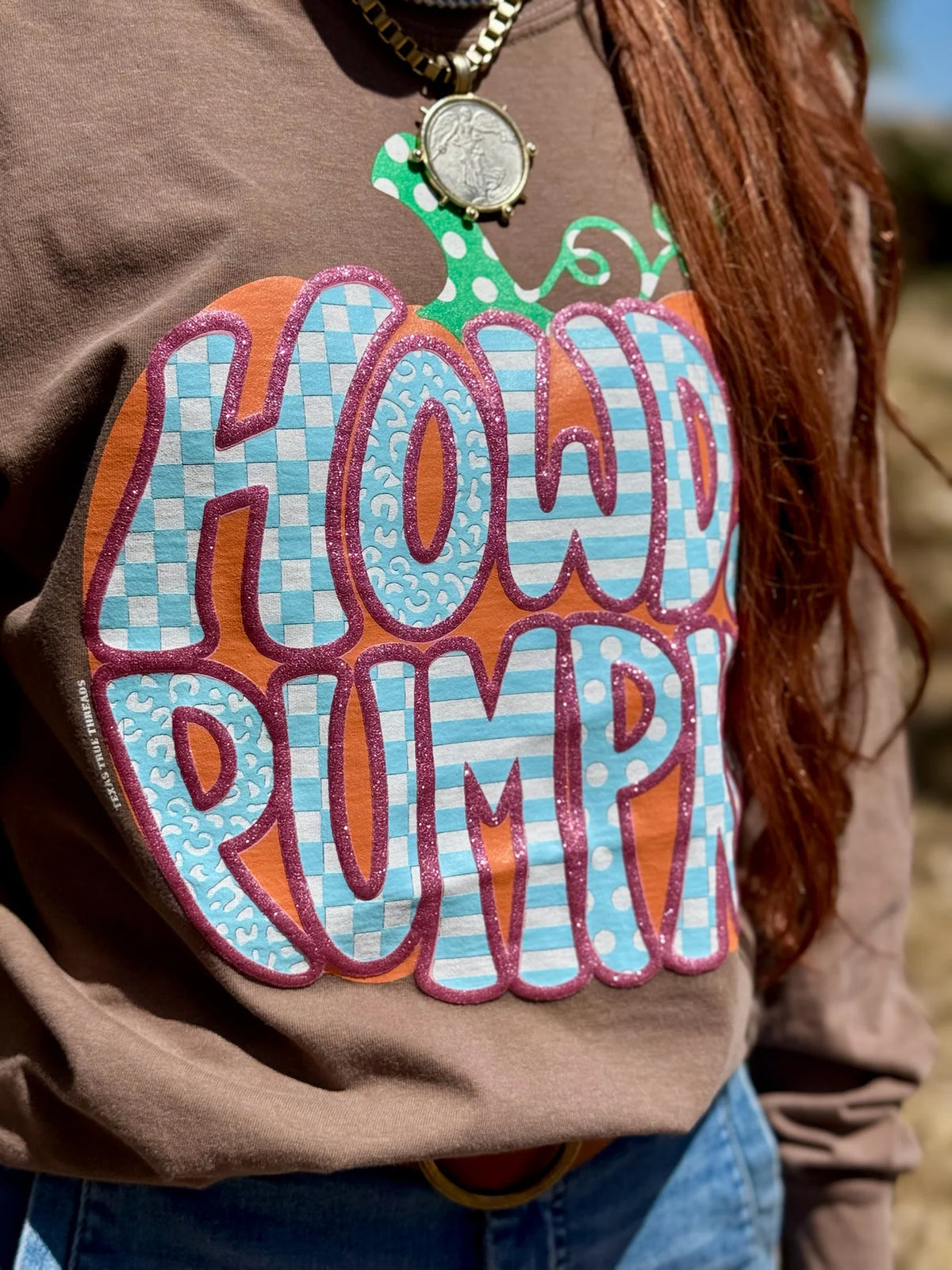 HOWDY PUMPKIN BROWN LS