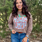 HOWDY PUMPKIN BROWN LS