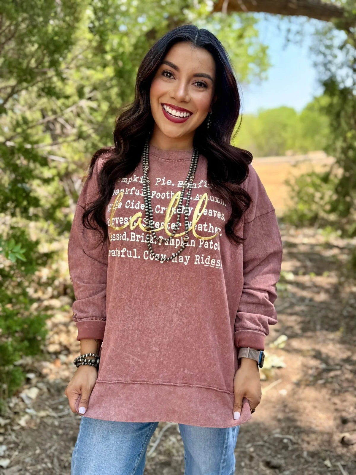 WORDS OF FALL SWEATER