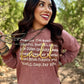 WORDS OF FALL SWEATER