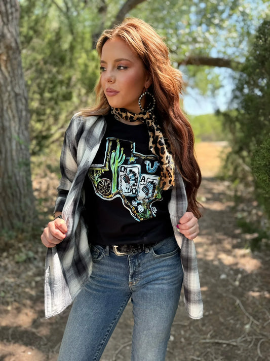 TEXAS WILD CARD SS TEE
