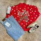 POLKA-DOT HOLLY-JOLLY RED SWEATER