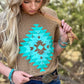 LEOPARD BROWN AZTEC SS