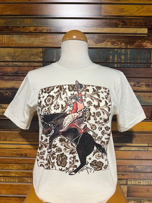SADDLE BRONC SS TEE
