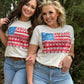 BARBARA'S PAISLEY FLAG TEE