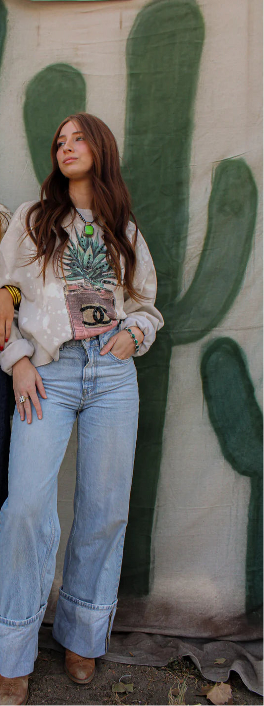 AGAVE GLITZ SWEATSHIRT