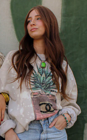 AGAVE GLITZ SWEATSHIRT