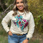 LAUREN FLORAL TX LONG SLEEVE TEE