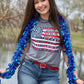 CALLIE AMERICAN FLAG TEE